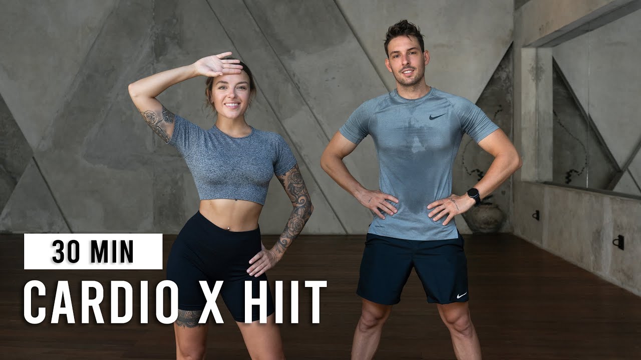 30 MIN FULL BODY CARDIO HIIT Workout (Intense, No Equipment)