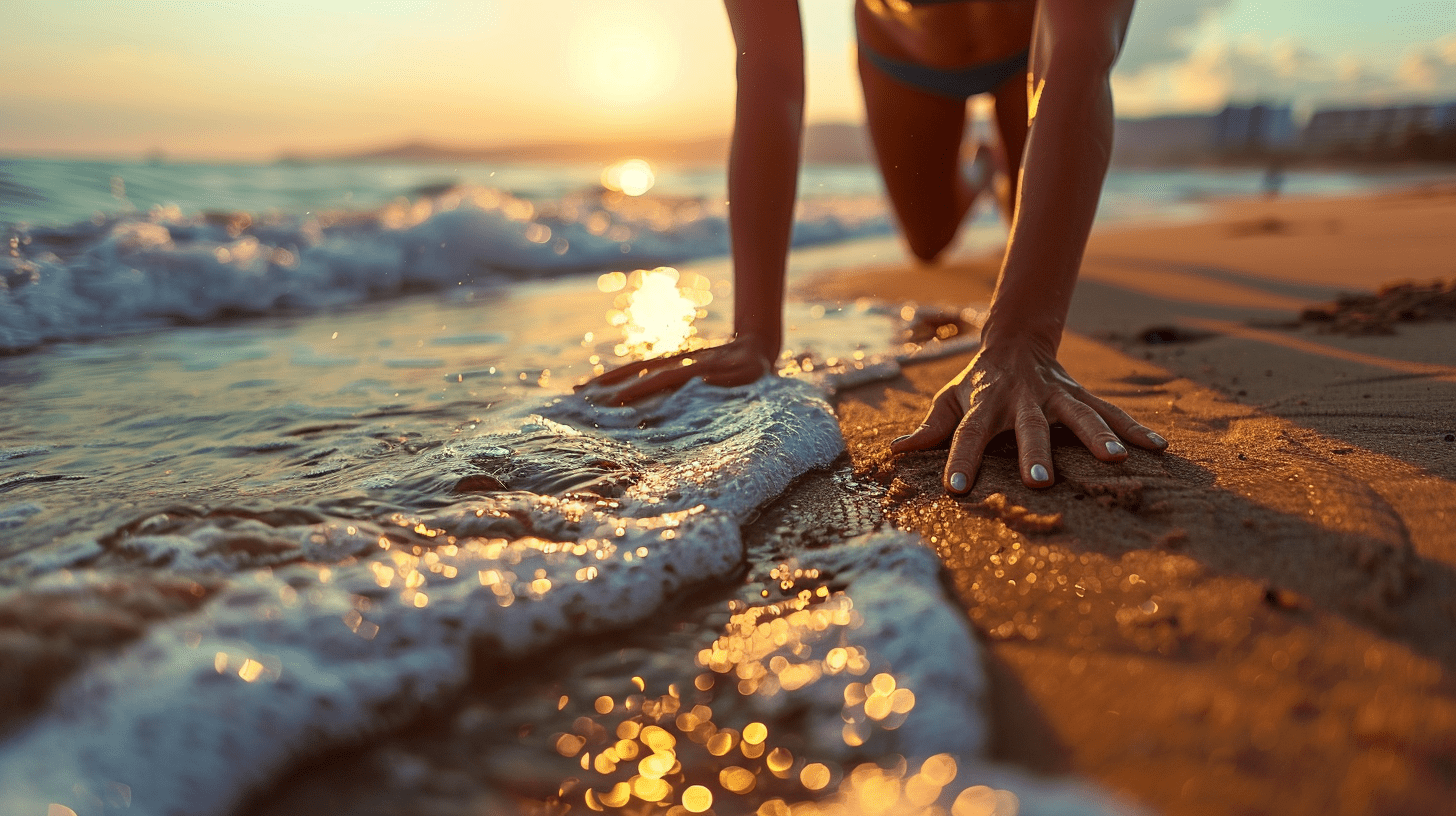 6-Minute Beach Body Workout For Beginners