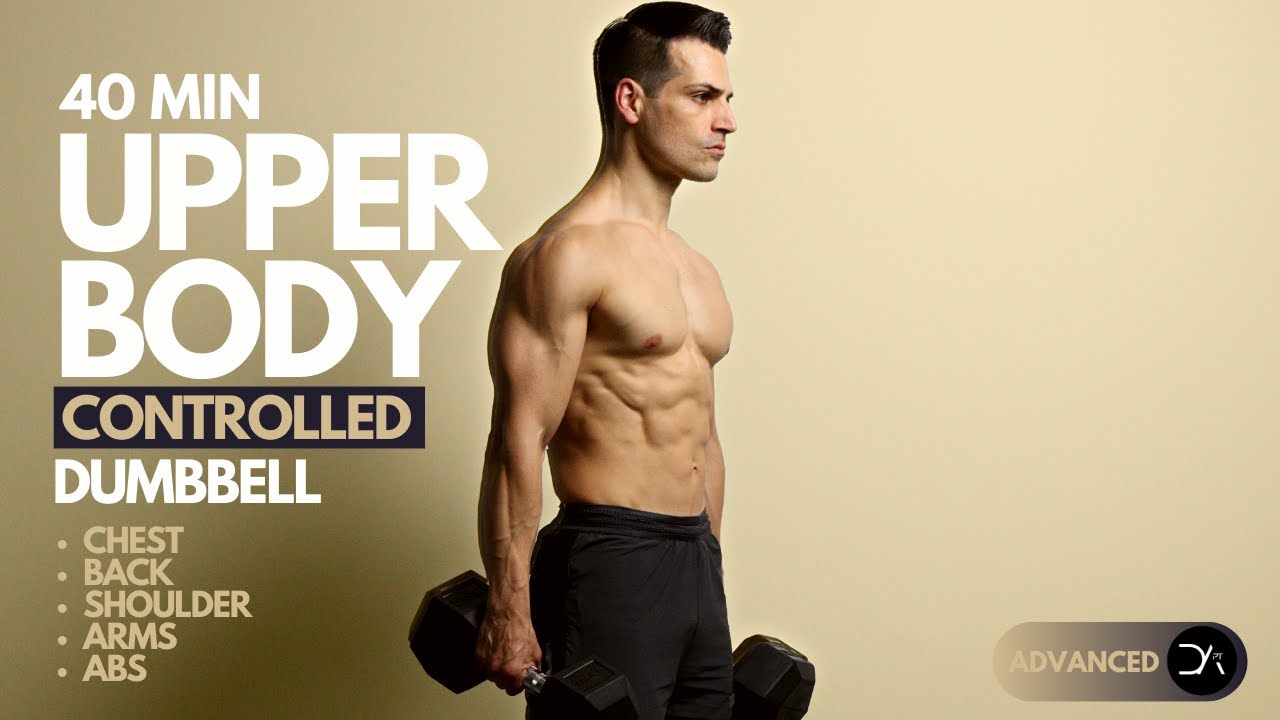 40 min UPPER BODY Dumbbell workout | Muscle Build (Chest | Back | Shoulder | Arms | Abs )