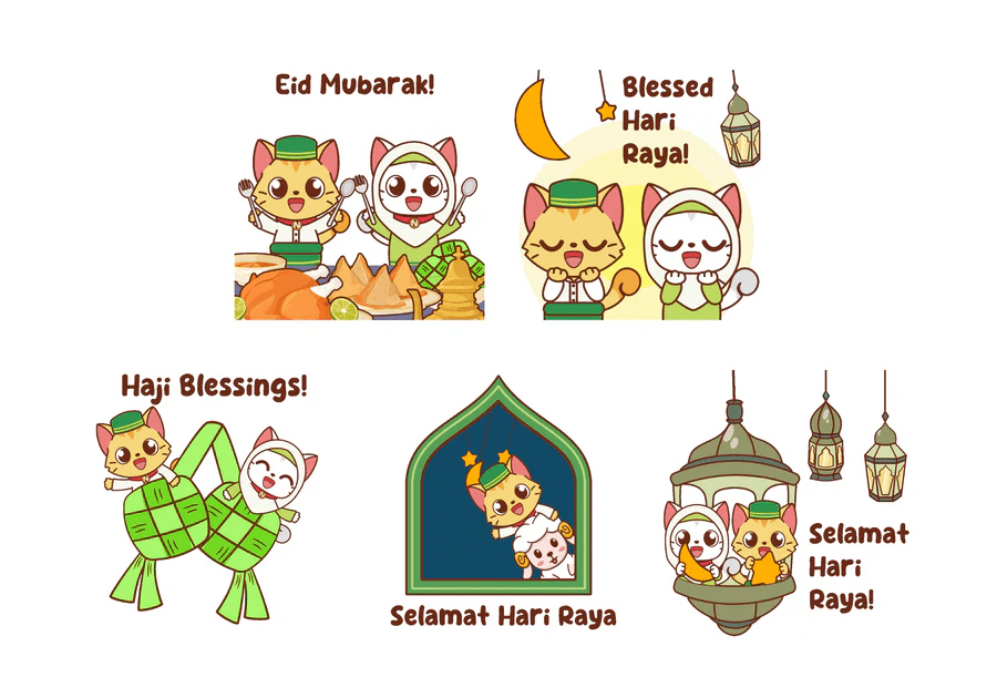 Milo & Kaya Hari Raya Puasa Stickers