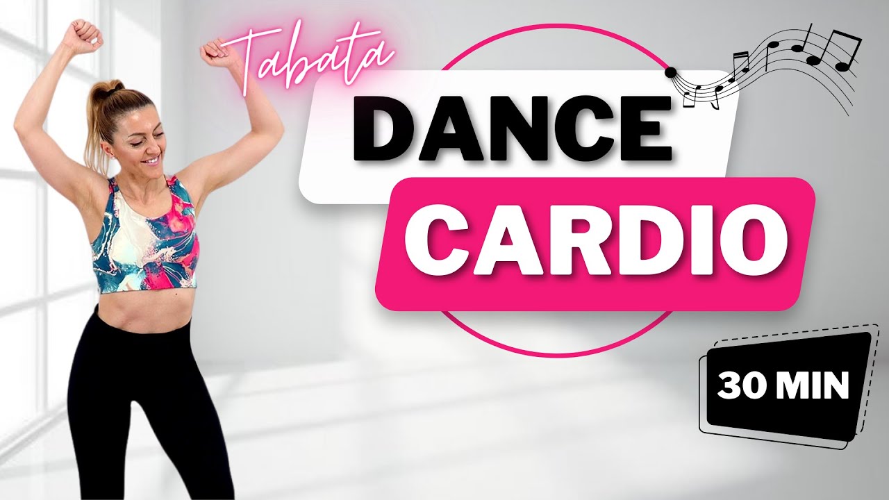30 Min TABATA DANCE CARDIOFAT BURNING CARDIO AEROBICSKNEE FRIENDLYNO JUMPINGFULL BODY BURN