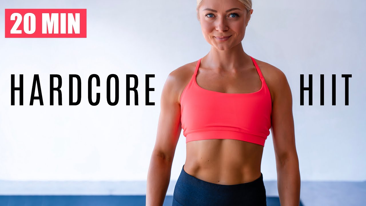 20 MIN HARDCORE HIIT WORKOUT | full body workout - no equipment - no repeat