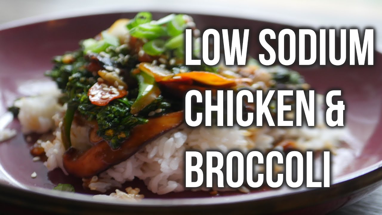 How To Make The Best Low Sodium Chicken & Broccoli with Vegetables Stir Fry One Pan Recipe | HEALTHY