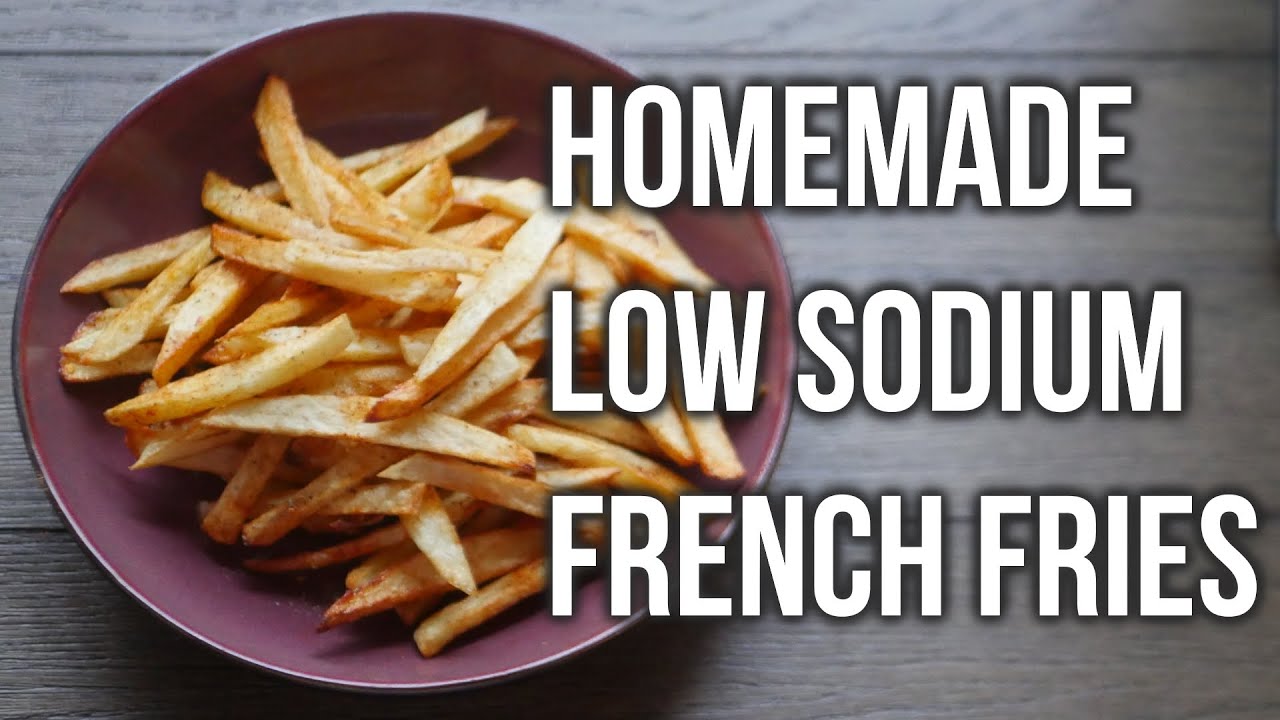 How To Make The Best Homemade Perfect Crispy Healthy Low Sodium "Seasoned Salt" French Fries Recipe