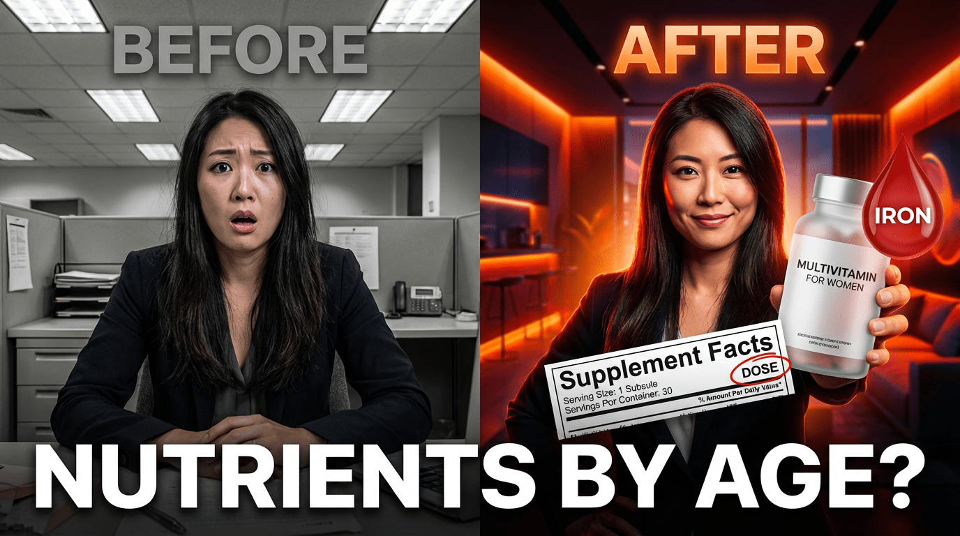 Nutrient Priorities for Women in Their 20s, 30s and 40s