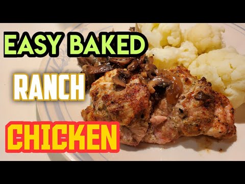 EASY BAKED RANCH CHICKEN | LOW CARBS | LOW SODIUM | UNSALTED RECIPE | THE UNSALTED KITCHEN