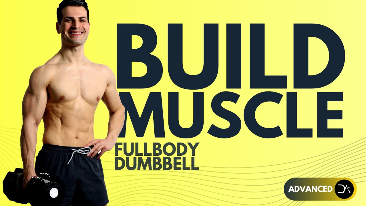40 min Full Body Dumbbell Workout Burn fat + Build Muscle (HIGH IMPACT)