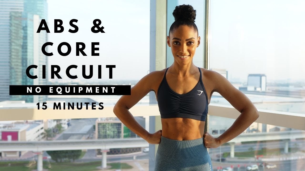 ABS & CORE CIRCUIT | 15 Min Home Workout | Toned Stomach