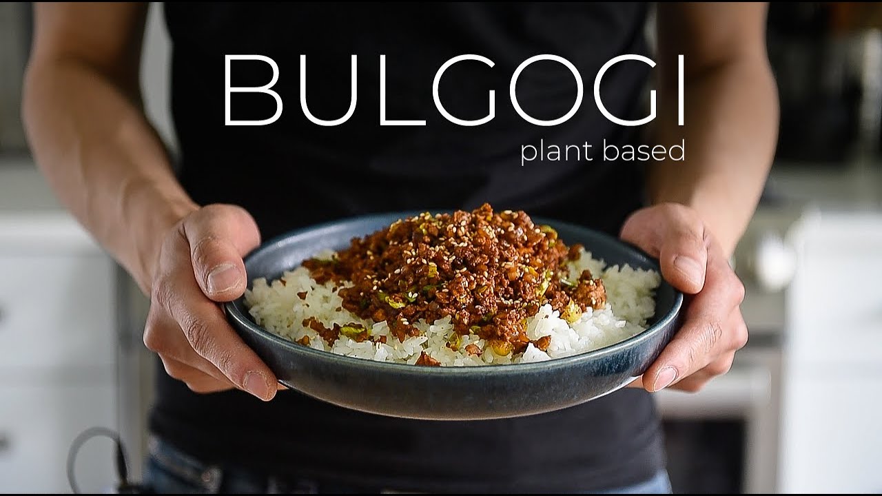WOW!! The plantbased "ground beef" Bulgogi Recipe YOU'VE GOT TO TRY!