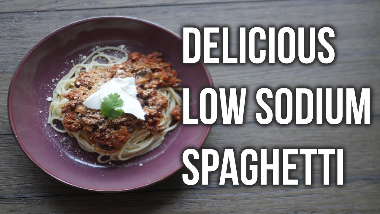 The Best Easy Classic Delicious Spaghetti & Low Sodium Meat Sauce with Onions & Mushrooms Recipe