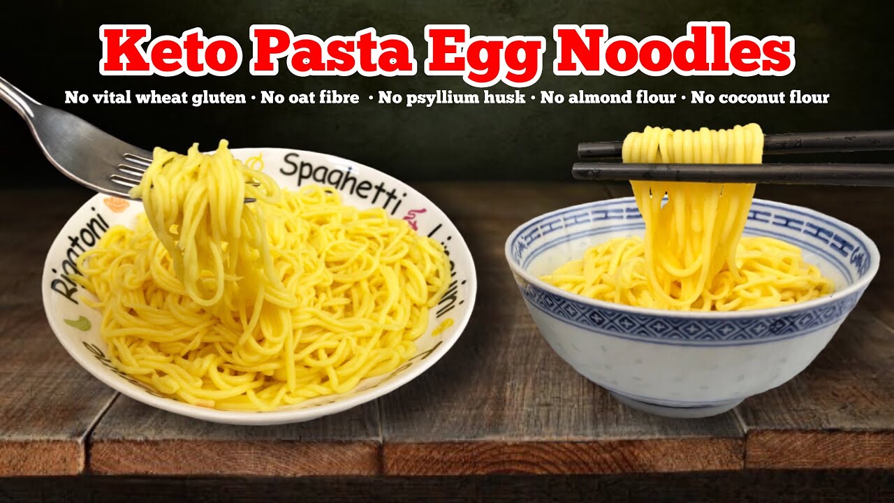 Keto Spaghetti & Egg Noodle | Original Keto Pasta Recipe | Please Credit With Link If Sharing