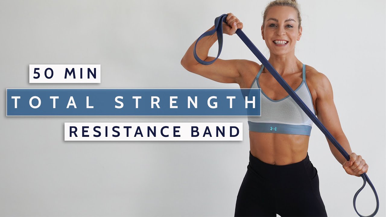 50 MIN FULL BODY RESISTANCE BAND Workout | Strength | Hypertrophy | Build & Burn | Banded Workout