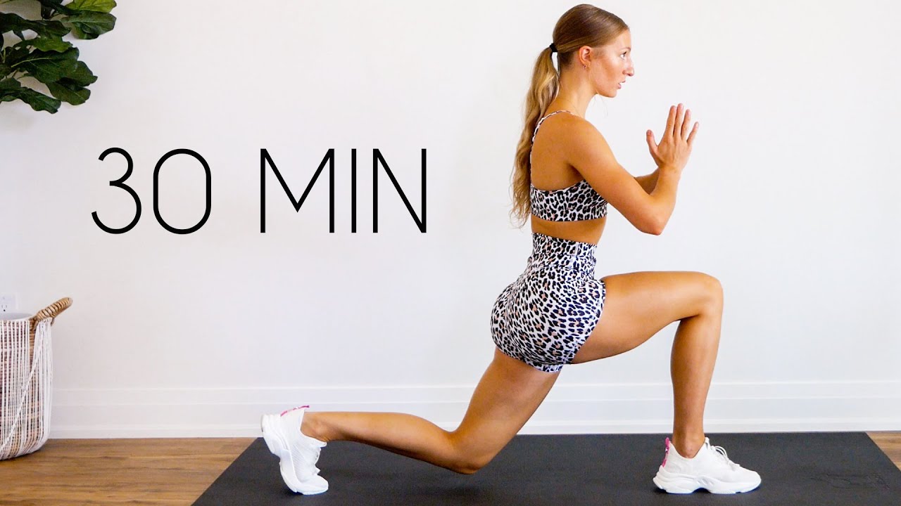 30 min FULL BODY BURN HIIT WORKOUT (No Equipment At Home)