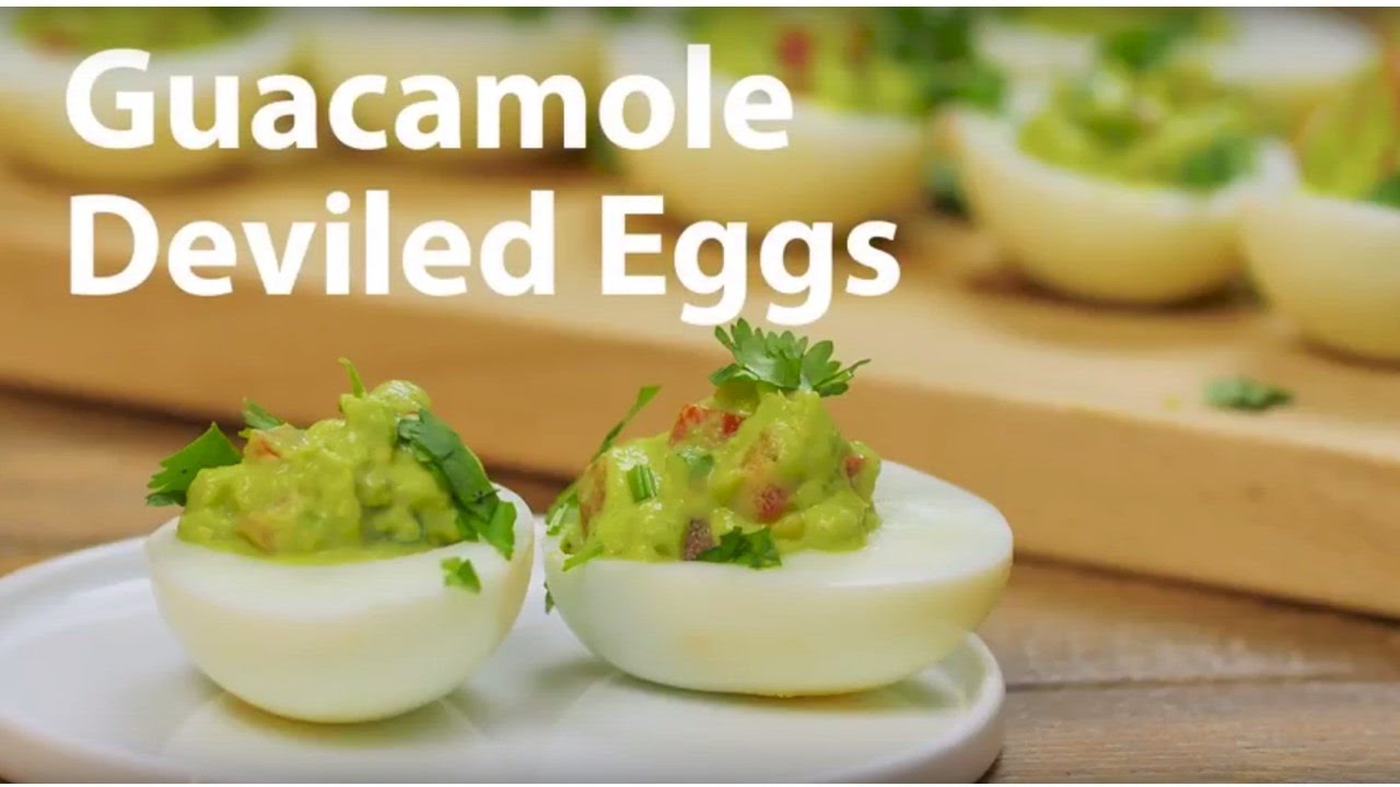 Guacamole Deviled Eggs
