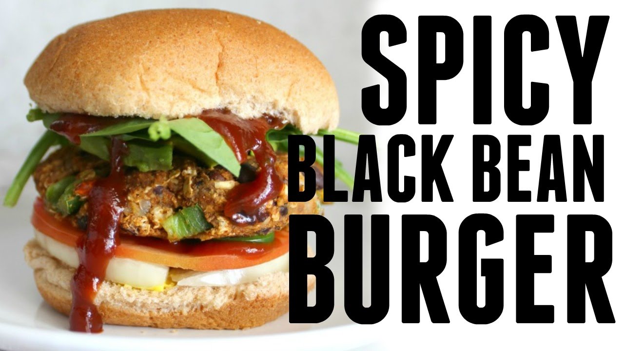SPICY BLACK BEAN BURGER | EASY WEEKNIGHT DINNER | This Savory Vegan
