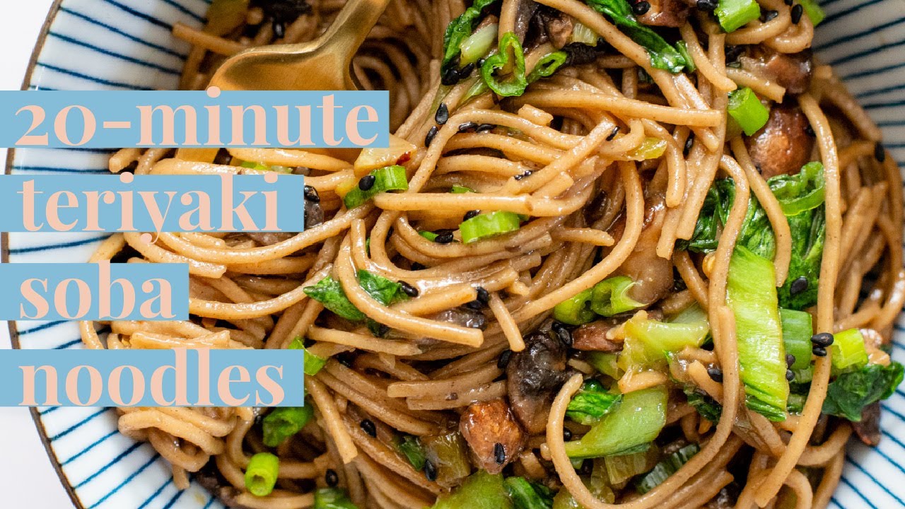 20-Minute Teriyaki Soba Noodles | This Savory Vegan