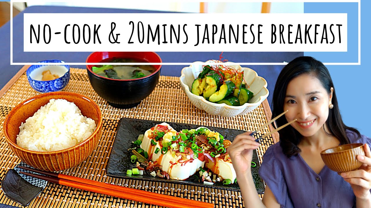 JAPANESE BREAKFAST NO HEAT! Easy & healthy vegan recipe