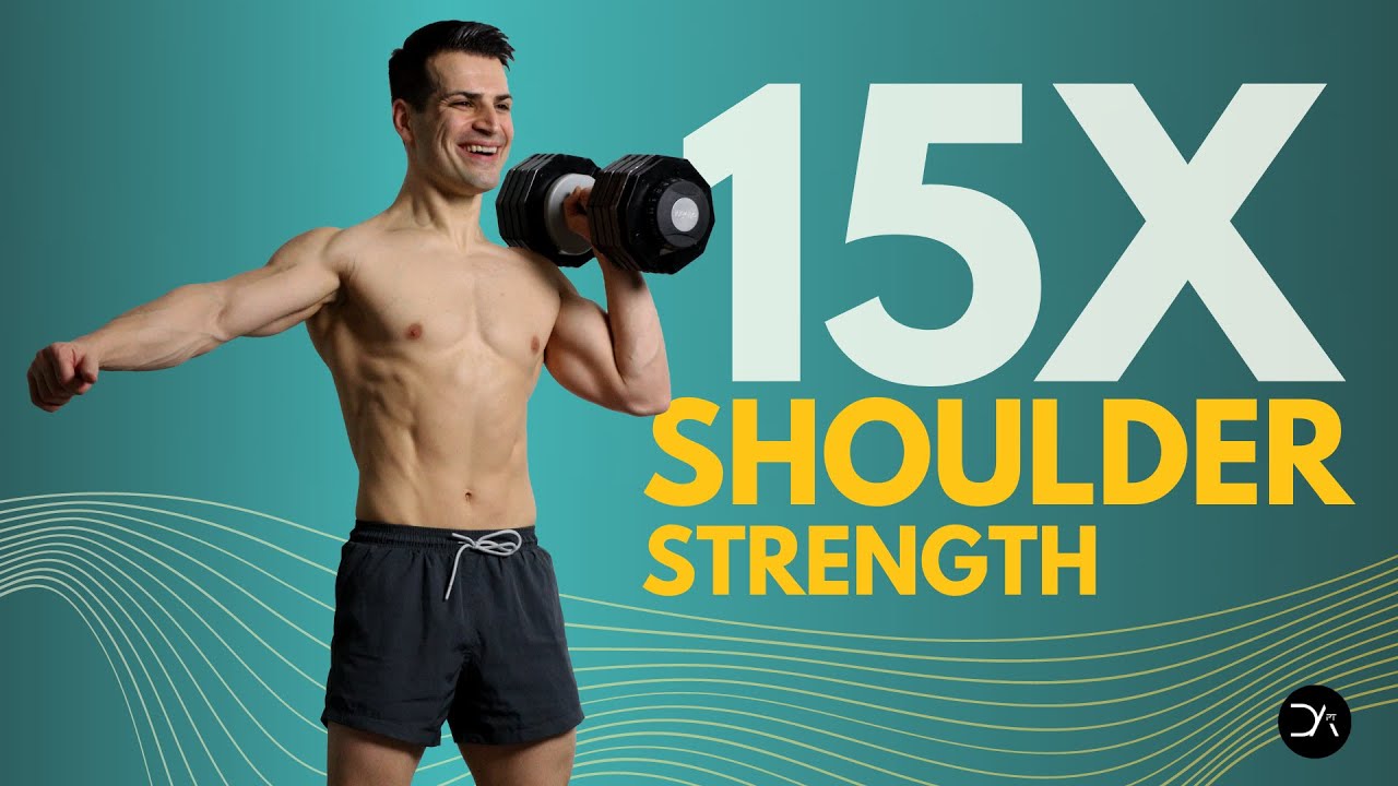 SHOULDER Workout with Dumbbells | 15 minute Strength Follow along Workout