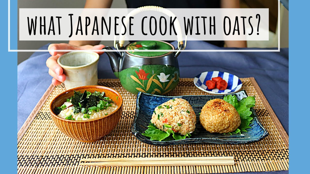 JAPANESE FOOD RECIPES / healthy & easy oatmeal onigiri and porridge / VEGAN Japanese food