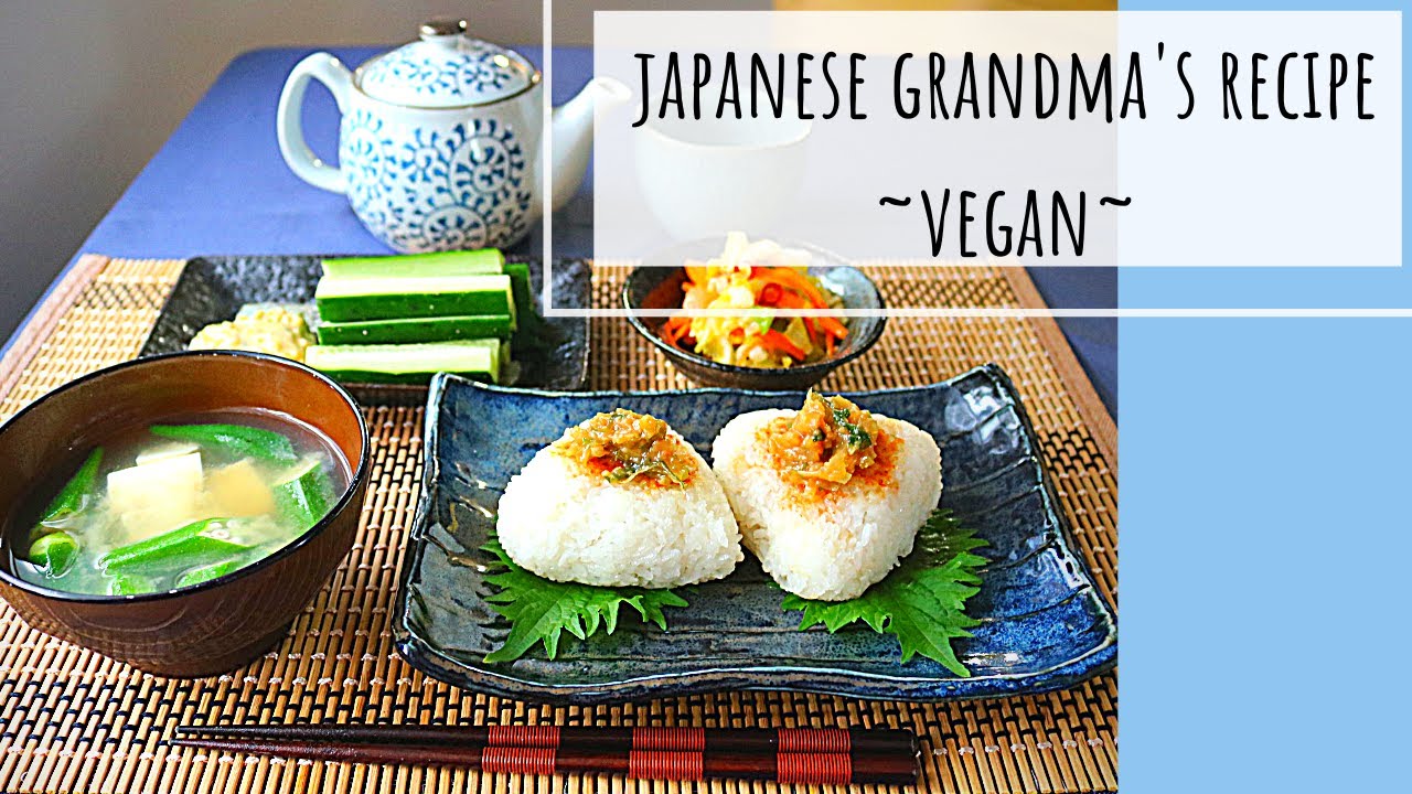 Japanese food recipe AUTHENTIC/ Japanese grandma's recipe/ EASY , HEALTHY and VEGAN