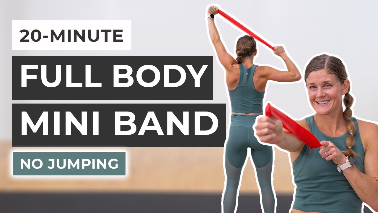 20-Minute Full Body Resistance Band Workout (No Jumping)
