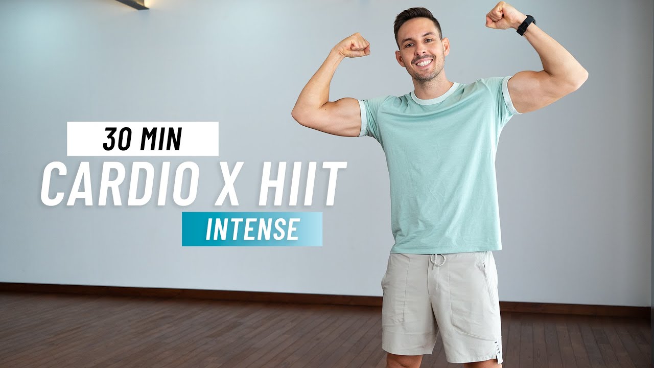 30 MIN CARDIO HIIT WORKOUT - MAX CALORIE BURN - Full Body, No Equipment, No Repeats