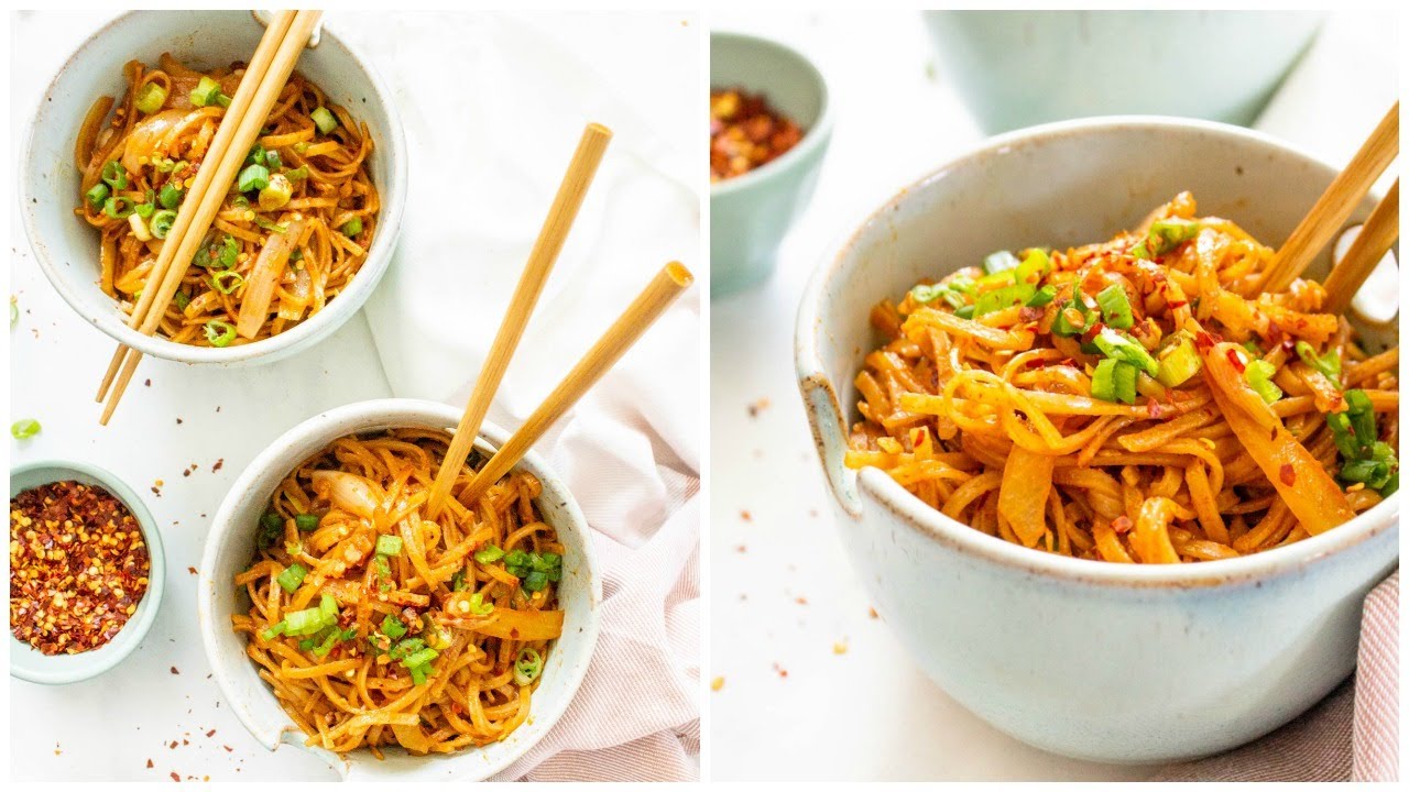 Spicy Thai Noodles | This Savory Vegan