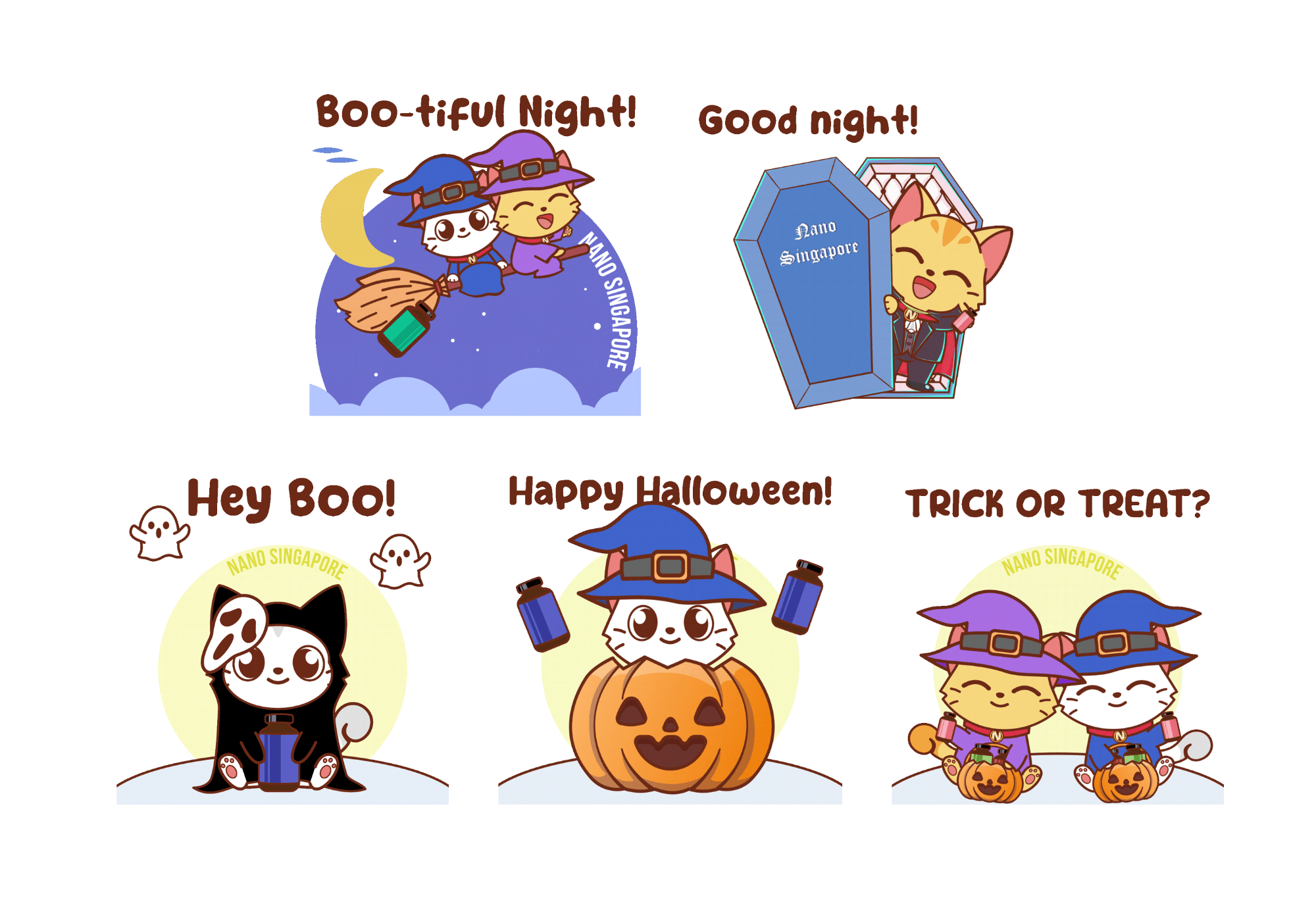 Milo & Kaya Halloween Stickers