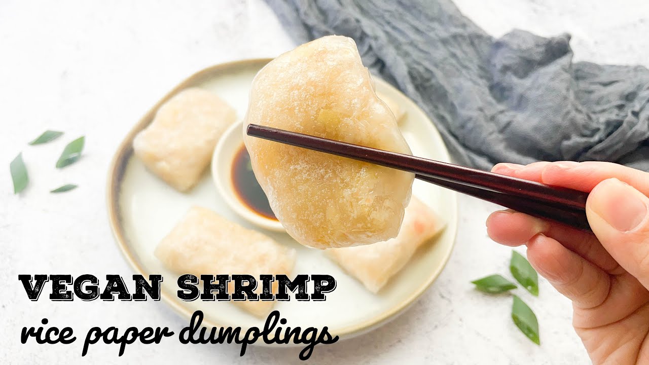 Vegan Shrimp Rice Paper Dumpling | Gluten-Free | Hargow | Dim Sum