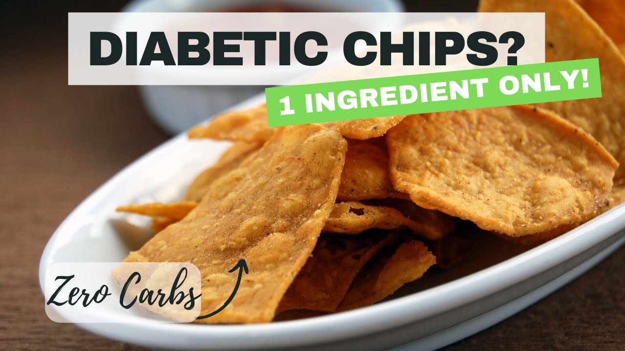 I Made The Best Diabetic Chips Recipe: ZERO Carbs, 25 Calories & Dietitian Approved!