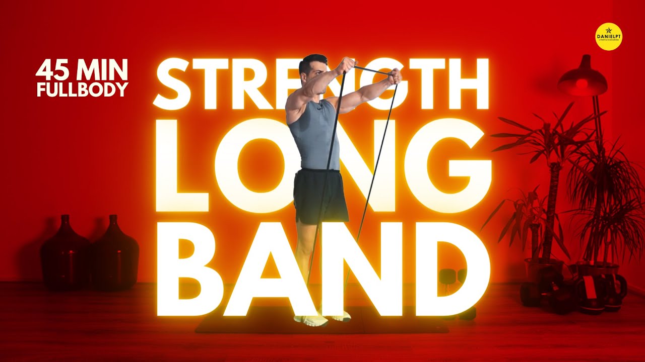 Full Body LONG BAND Workout Follow Along