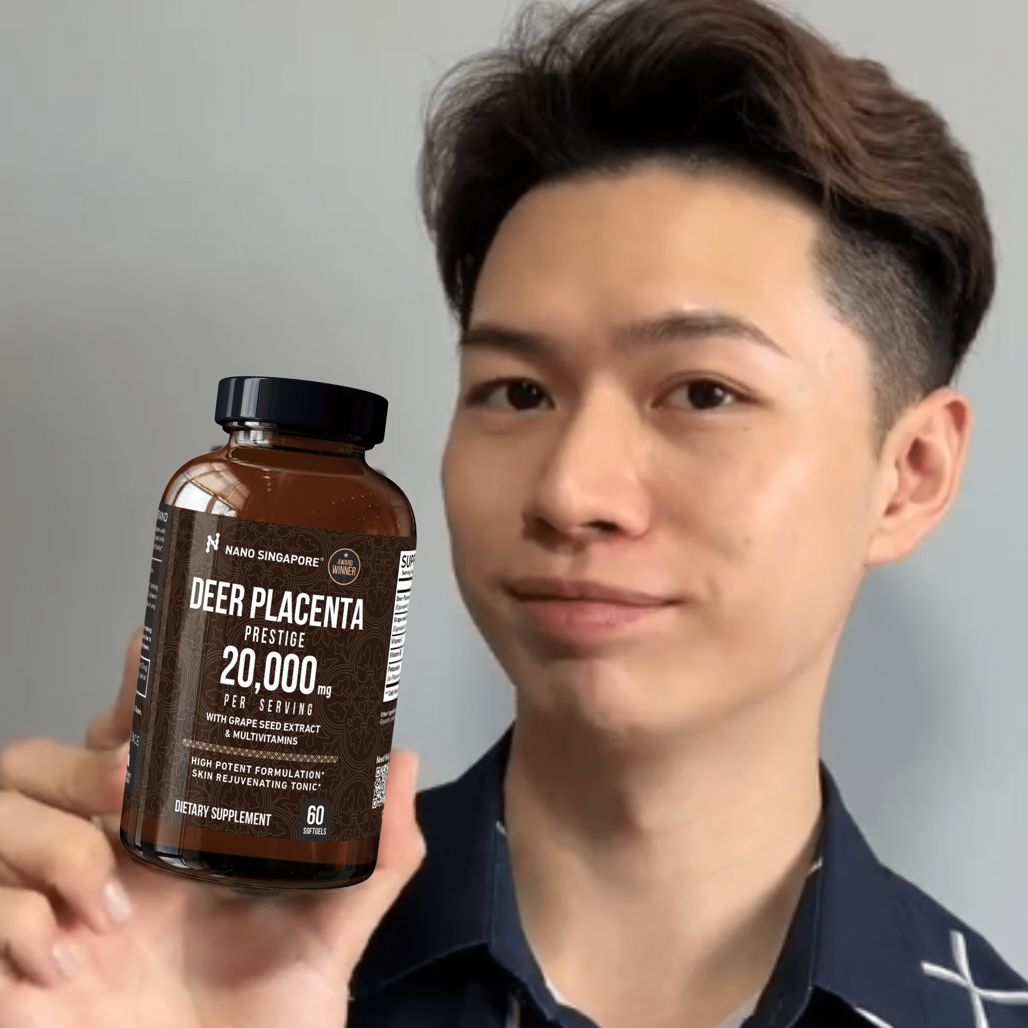 Dion's 30-Day Experience with Deer Placenta Prestige for Radiant Skin and Increased Energy