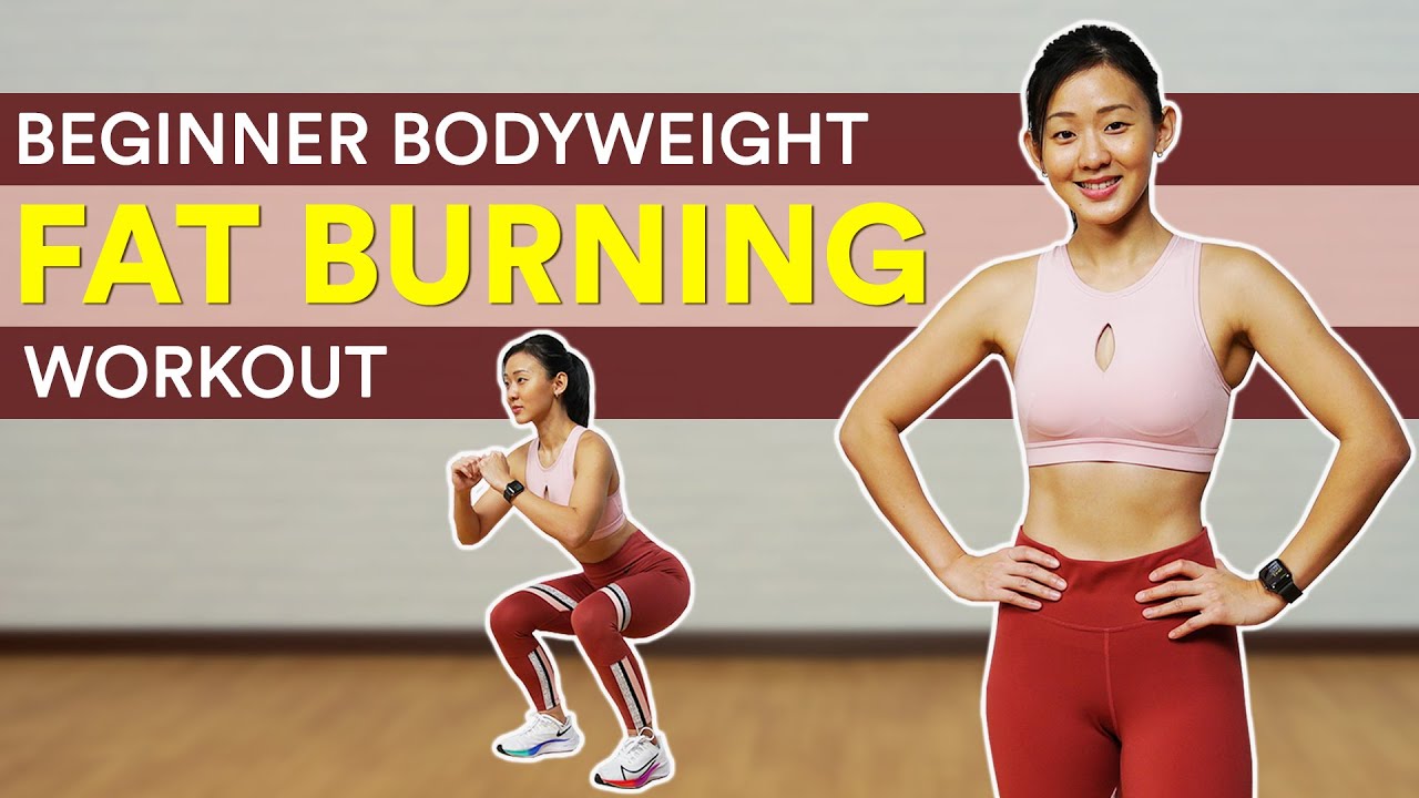 30-Min Beginner Bodyweight Fat Burning Workout (Burn 300 Calories!) | Joanna Soh