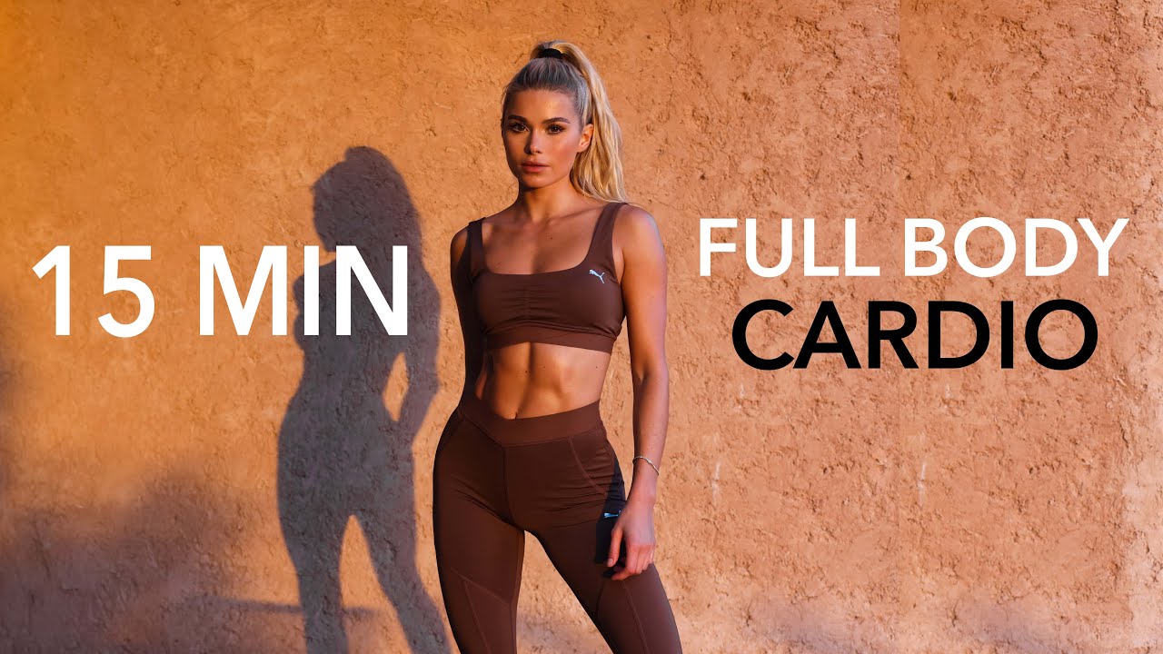 15 MIN FULL BODY CARDIO - burn lots of calories / No Equipment I Pamela Reif