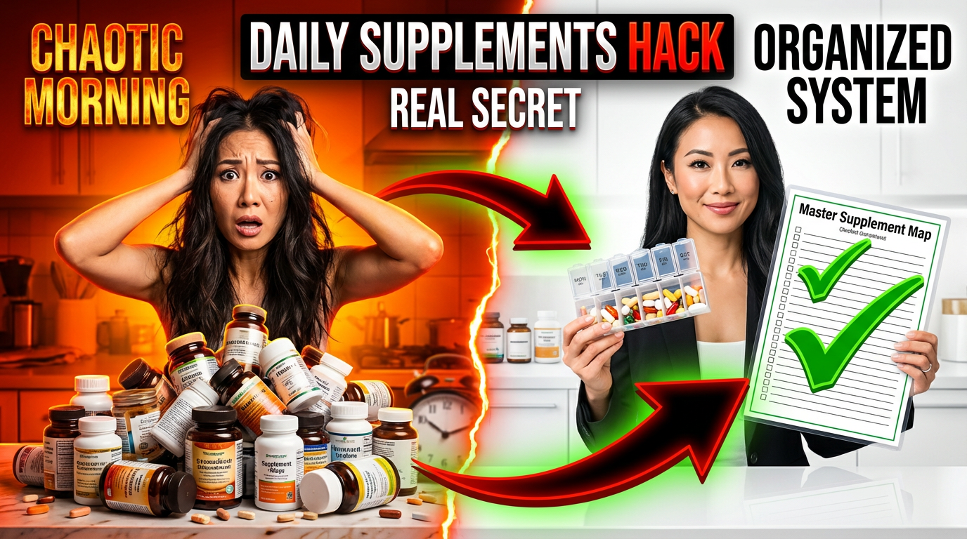 How to Organise Daily Supplements So You’ll Actually Take Them