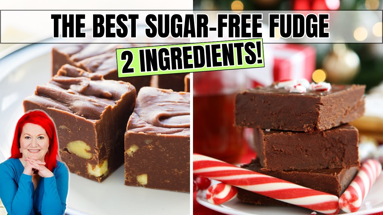 2 INGREDIENTS ONLY | 2 of the BEST SUGAR FREE Fudge Recipes for Diabetics | Low Carb Diabetic Fudge